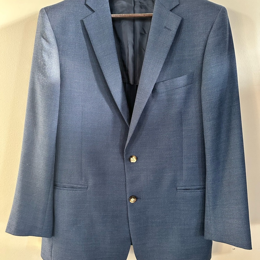 Brooks Brothers Blue Sport Coat with Notched Lapel